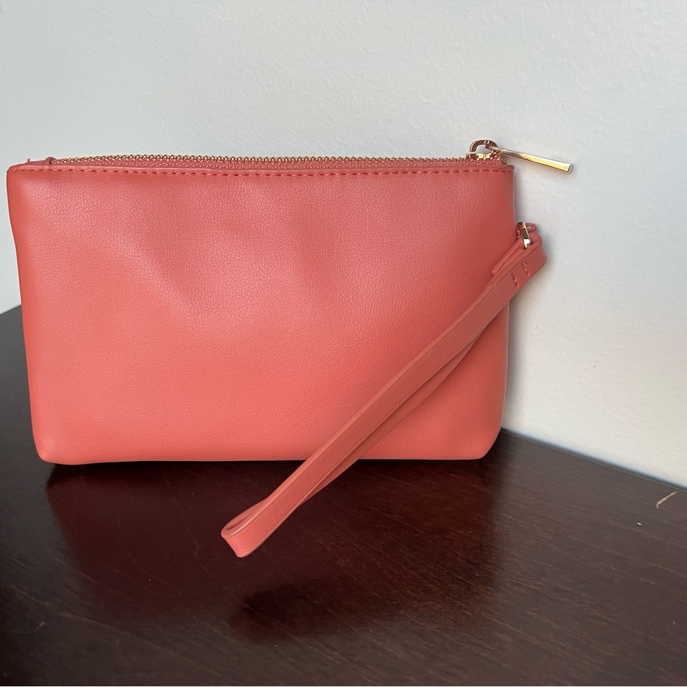 Target Coral Wristlet Clutch